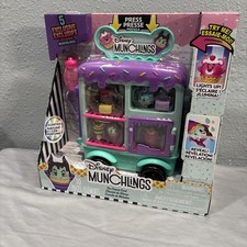 Disney Munchlings Ice Cream Cart Playset 10 Piece Toy Set
