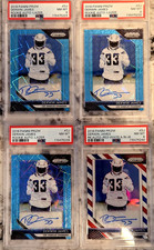 DERWIN JAMES 2018 Panini Prizm RED/WHITE/BLUE & LAZER LOT (4) Rookie RC; PSA 8s