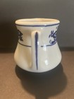 Sterling China Whitefield Floral Creamer 4 oz Blue/White Ceramic Glossy — photo 4