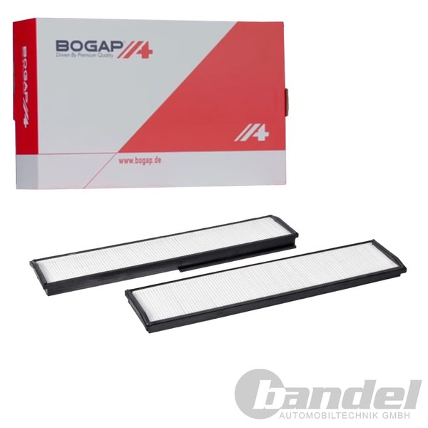 Bogap Innenraumfilter Pollenfilter Passend FüR MERCEDES-BENZ 123 124 E-KLASSE-image