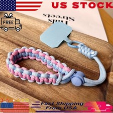 Handwoven Adjustable Mobile Phone Lanyard For Daily Commute Travel Anti-Drop Use