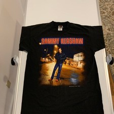 Vintage Sammy Kershaw Shirt Large Poltics, Religion And Her 90s Country Single 