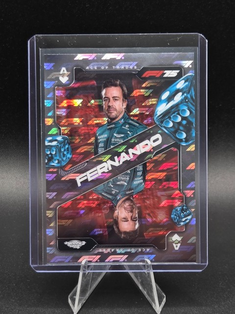 2025 Topps Chrome F1 Logofractor Fernando Alonso Ace of Trades #SCA-6