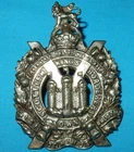 WW1 ERA KOSB KINGS OWN SCOTTISH BORDERERS CAP BADGE W/M LUG FIXING KINGS CROWN