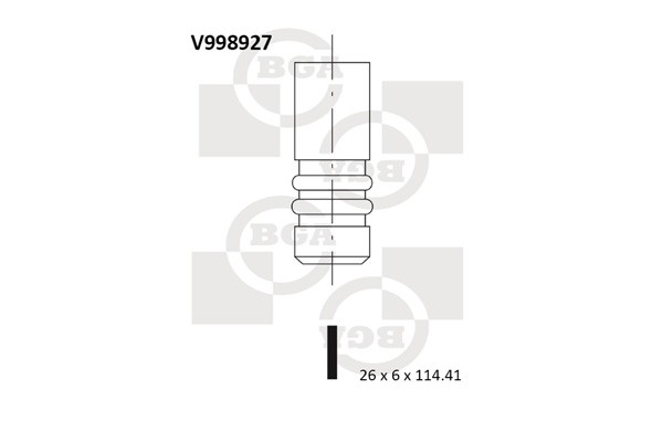 BGA V998927 Outlet valve for ALFA ROMEO,FIAT,LANCIA,OPEL,PEUGEOT,SAAB,VAUXHALL