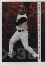 2002 Topps Finest Ken Griffey Jr #30 HOF 0a6