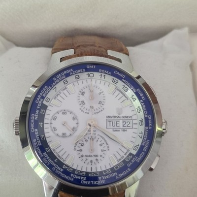 UNIVERSAL GENEVE Polar Compax Limited Edition Chronograph w/Original Packaging!