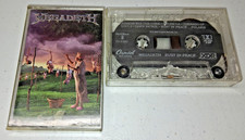 Lot of 2 Megadeth Cassette Tapes - Rust In Peace  Youthanasia - Tested