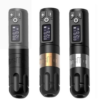 CHUSE Tattoo Maschine kabellos PMU Permanent Make-up Stift Schwarz Profi
