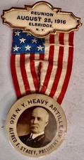9th NY Heavy Artillery Reunion Ribbon-Elbridge NY Aug 1916
