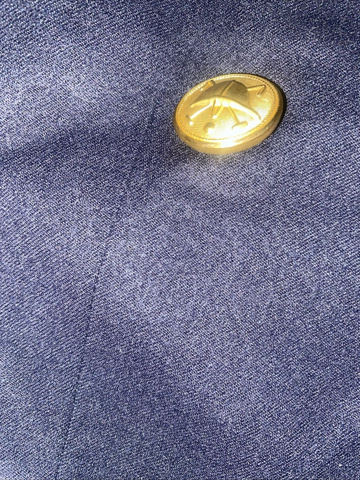 Polo Ralph Lauren M 42L Wool Ext Ryon Int Made In Italy Black Dress Coat 6B84 9 - Image 3 of 4