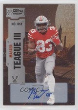 2022 Skybox Metal Universe Champions Master Teague III #013 Auto 3ke