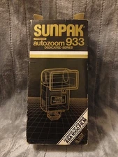 Sunpak Auto Zoom 933 Dedicated Pentax Camera Flash Mount Accessory Vintage Japan