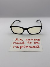 Versace Eyeglasses MOD. 3186 GB1 52-16-140 Black Cat Eye Full Rim Frame Womens