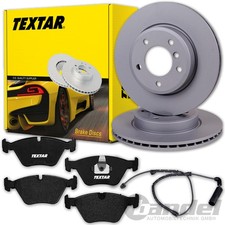 TEXTAR BREMSSCHEIBEN + BELÄGE VORNE passend für BMW Z4 E85 E86 nur 3.0si 265PS