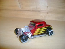 Vintage Matchbox - 1933 Ford Coupe Street Rod - Red And Black