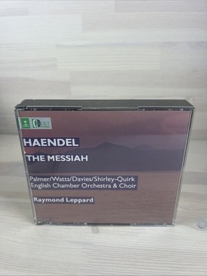 HANDEL RAYMOND LEPPARD ENGLISH CHAMBER ORCHESTRA PALMER - Messiah - 2 Cd Set