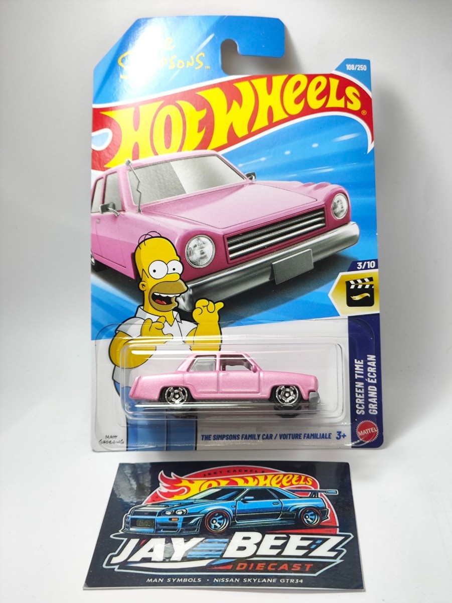 Hot Wheels 2026 NEW Case E The Simpsons Family Car LC (Promo
