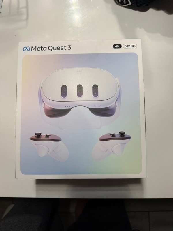 Meta Quest 3 512GB VR Headset – Excellent Condition – Barely Used – Boxed