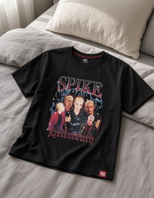 Buffy The Vampire Slayer Spike Damen T-Shirt Primark Größe S Neu mit Etikett
