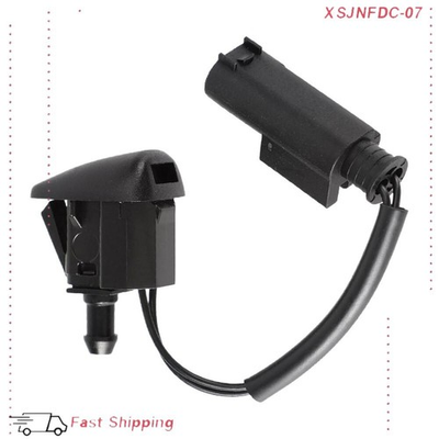 #ad #ad For 5 Series E60 E61 2004 2010 Windshield Wiper Water Jet Washer Nozzle Black $14.64
