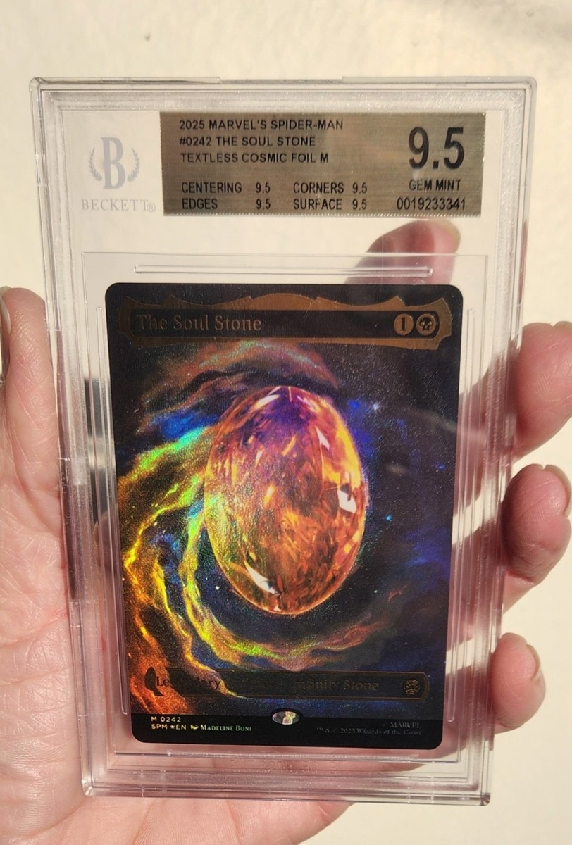 The Soul Stone (Cosmic Foil) Marvel's Spider-Man Foil for sale