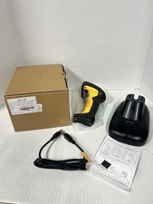 NETUM Upgraded QR Industrial Bluetooth Barcode Scanner w/ Charging Dock NT-1202W