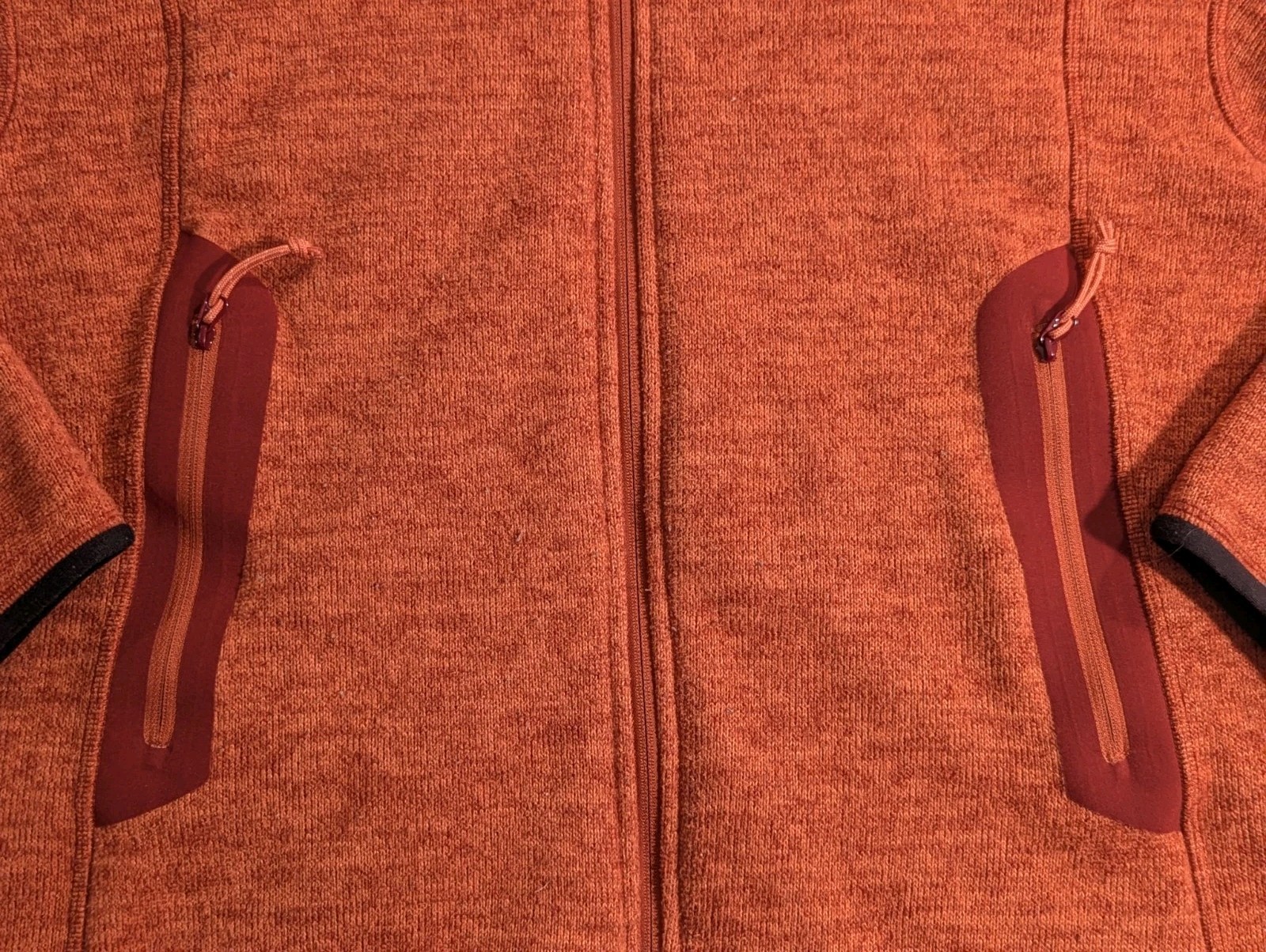 Arc'teryx Covert Cardigan - Womens Sz XL Polartec Full Zip Orange  thumbnail 3