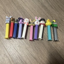 Pez Mixed Lot Of 10 Holiday Snowman Easter Bunny Duck Dinos Pony