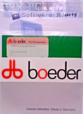 IBM PC -- LABEL STAR (BOEDER - DISK)