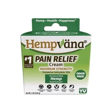  2 Hempvana Maximum Strength Pain Relief Cream+Hemp Seed Oil 4 oz Original