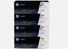 HP CF 410X High Yield Toner Set 4-Pack for M452 / M477 Series Genuine Sealed