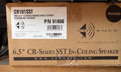 Sonance Contractor Series CR101SST 6,5'' runder einzelner Stereo-Lautsprecher