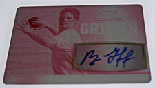 2013 Ryan Griffin SAGE Rookie Autograph Magenta Printing Plate RC Card #A10 1/1. rookie card picture