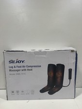 Leg Massager with Heat and Air Compression For Circulation Foot  Calf Massage