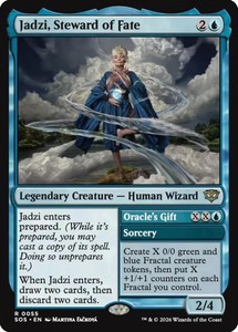 Jadzi, Steward of Fate 55 - Secrets of Strixhaven - Foil - Mythic Rare