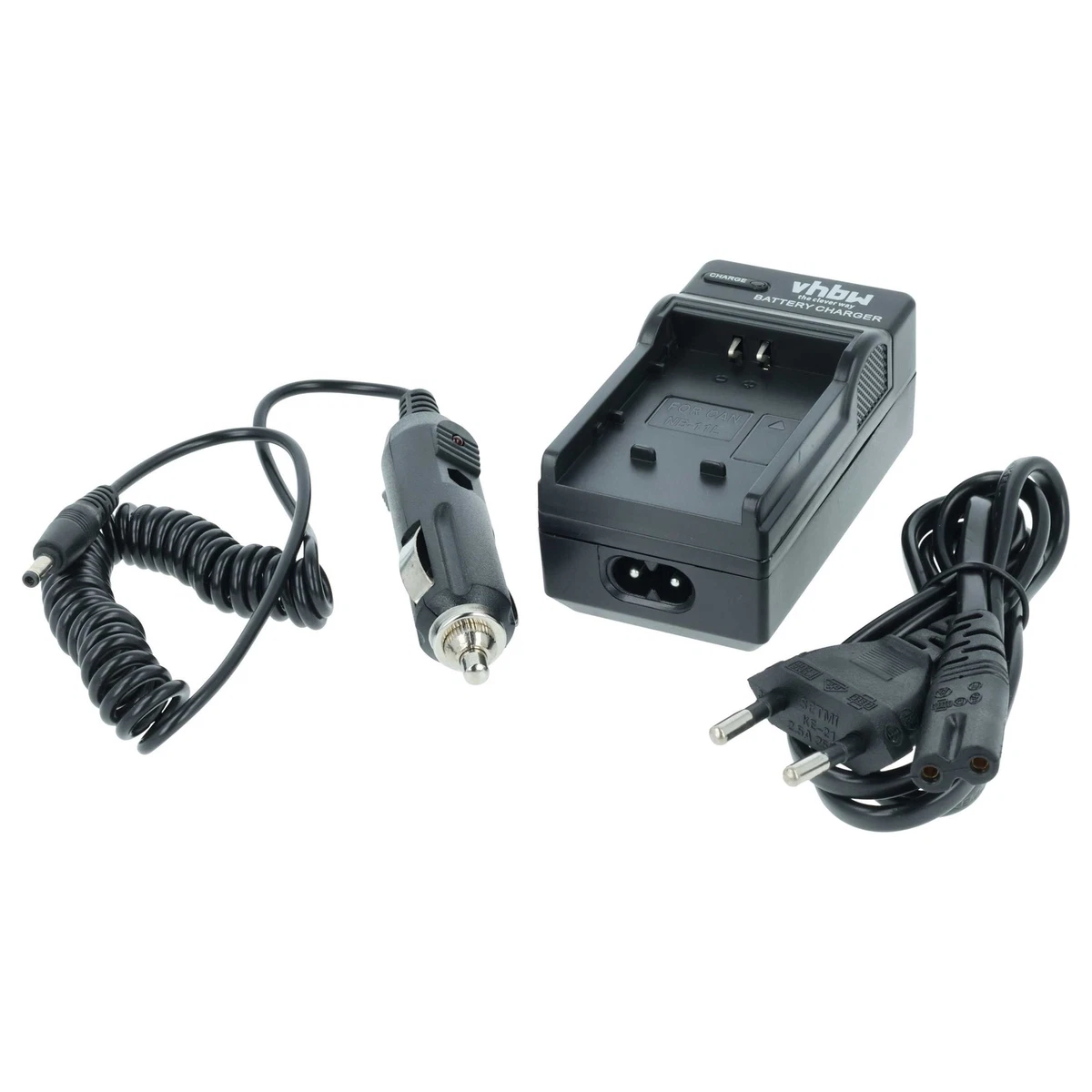 vhbw caricatore USB duale compatibile con Canon BP-709, BP-718, BP-727, BP-745 per camera - Stazione di carica con display