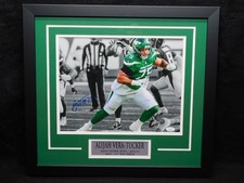 Alijah Vera-Tucker Signed Autographed Framed 11x14 Photo New York Jets JSA COA C