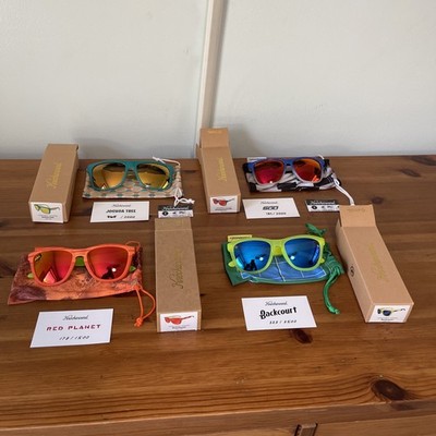 Lot Of 4  Limited Edition  Knockaround Sunglasses (BRAND NEW)