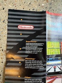 Vintage Nintendo Power Promo Poster SM3/Batman SNES NES Fold-Out Advertisement