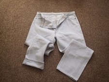 LEVI 'ICE BLUE' VINTAGE 501 SIZE 40 x 32 BY TAPE MADE IN USA 1995 PREWORN...GOOD
