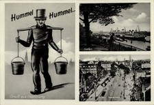 Ak Hamburg Mitte St. Pauli, Reeperbahn, Hummel Hummel, Hafen - 4976879