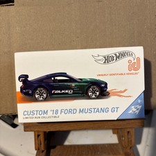 Hot Wheels Id Series 2 Custom 18 Ford Mustang Gt Falken Tires Limited Run