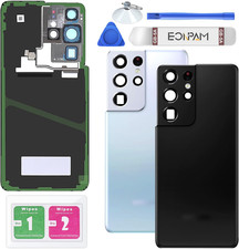 Back Glass Replacement for Samsung Galaxy S21 Ultra 5G SM-G998 Back Cover Rear H