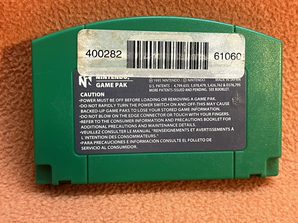 Mario Kart 64 Racing Nintendo 64 N64 Original Auténtico Juego Probado ¡Funciona! Foto 2 de 3