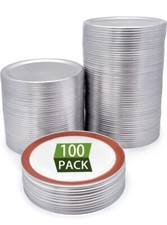 100 Pcs Canning Kids Leak Proof anti-rust Regular mouth airtight Close