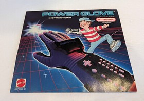 Nintendo NES 'POWER GLOVE' Instruction Manual Booklet - MATTEL - 1989