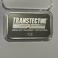 Transtector Vintage Idaho Silver Bar 1 Troy Oz .999 Fine Silver Ingot Medal 999