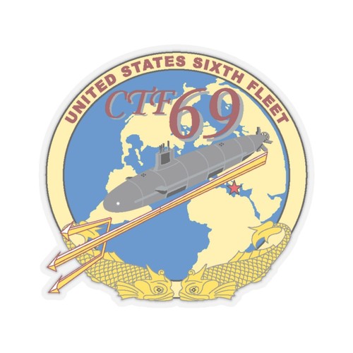 US Sixth Fleet CTF 69 (U.S. Navy) STICKER Vinyl Kiss-Cut Decal - Picture 11 of 25