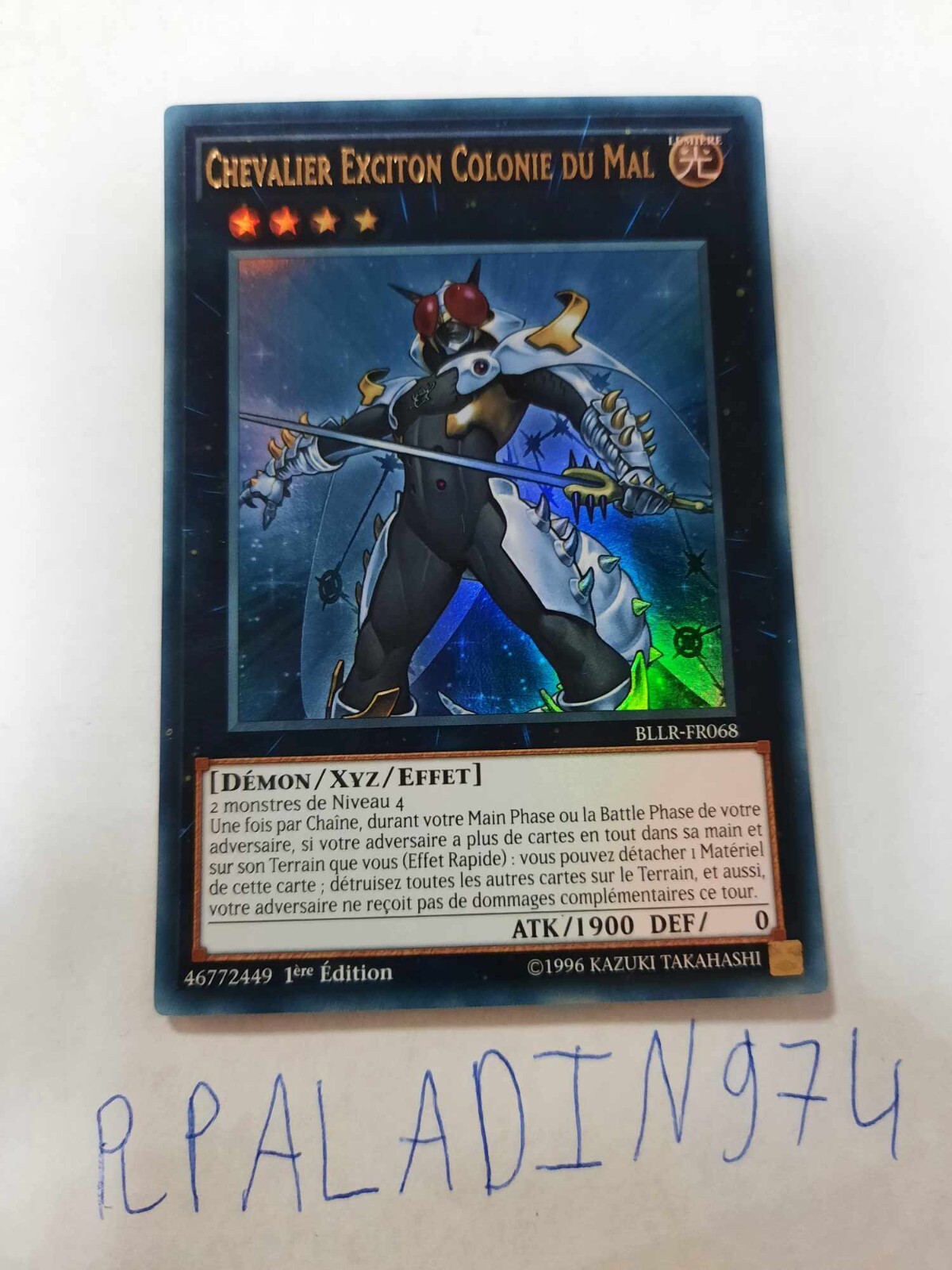 Yu-Gi-Oh! Carta Vision HERO Adoration - BLLR-EN057 - Ultra Rara - 1st Edition - Battaglie Della Leggenda: La Vendetta Della Luce